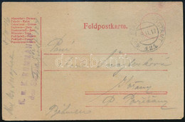 1917 Tábori Posta Levelezőlap "K.u.k. Kommando Des Staffels" + "EP 124" - Other & Unclassified