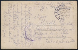 1917 Tábori Posta Képeslap / Field Postcard "EP 445 A" - Other & Unclassified