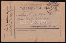 1917 Tábori Posta Levelezőlap "K.u.k. Gebirgstelephonabteilung Nr. 2." + "FP 637" - Other & Unclassified