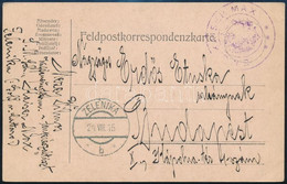 1915 Tábori Posta Levelezőlap / Navy Mail Postcard "S.M.S. KAISER MAX" + "ZELENIKA" - Other & Unclassified