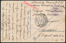 1915 Tábori Posta Képeslap / Field Postcard "S.M.S. BELLONA" - Other & Unclassified