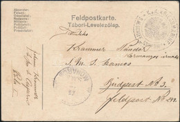 1916 Tábori Posta Levelezőlap / Field Postcard "S.M.SCHIFF ASHERN" + "S.M.S. MONARCH" - Other & Unclassified