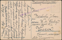 1917 Levelezőlap "S. M. SCHIFF KAISER FRANZ JOSEF I" - Other & Unclassified