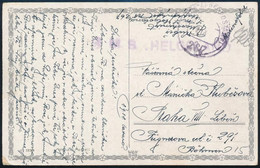 1918 Képeslap / Postcard "S.M.S. HELGOLAND" + "FP 267" - Other & Unclassified