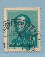 O 1932 Arcképek 10f Alul Zöld Festékfolttal (10.000) - Other & Unclassified