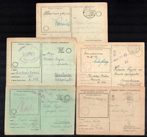1943-1944 5 Db Tábori Posta Levelezőlap - Andere & Zonder Classificatie