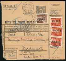 1946 (7. Díjszabás) Csomagszállító 4 Db Postai és 5 Db Okmánybélyeggel - Other & Unclassified