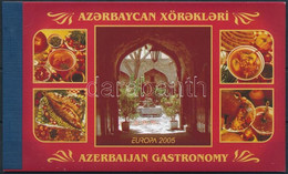 ** 2005 EUROPA Gasztronómia Bélyegfüzet, EUROPA Gastronomy Stamp-booklet Mi 610-611 - Otros & Sin Clasificación