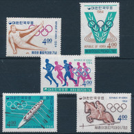 ** 1964 Nyári Olimpiai Játékok, Tokió Sor Mi 457-461 - Autres & Non Classés