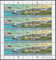 ** 1997 A Repülés Fejlődése Kisív Mi 314-318 - Otros & Sin Clasificación