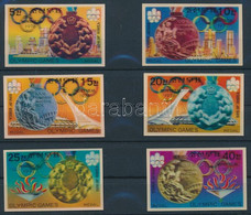 ** 1977 Olimpia éremgyőztesek Háromdimenziós Sor Mi 1583-1588 - Andere & Zonder Classificatie