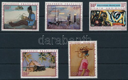 ** 1970 Polinéz Művészek Festményei Sor Mi 121-125 - Sonstige & Ohne Zuordnung