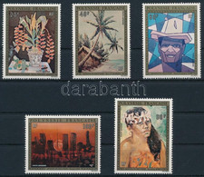 ** 1974 Polinéz Művészek Festményei Sor Mi 187-191 - Other & Unclassified