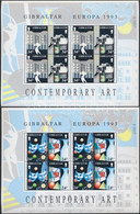 ** 1993 Europa CEPT: Kortárs Művészet Kisívsor Mi 654-657 - Sonstige & Ohne Zuordnung