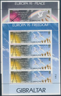 ** 1995 Europa CEPT, Béke és Szabadság Kisív Sor Mi 710-713 - Sonstige & Ohne Zuordnung