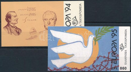 ** 1994 19941995 2 Db Europa CEPT Bélyegfüzetek, 1985-1993 2 Pcs Europa CEPT Stamp-booklets Mi MH 17+18 - Autres & Non Classés