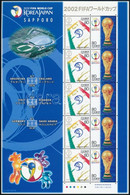 ** 2002 Labdarúgó Világbajnokság Kisív Mi 3348-3349 - Andere & Zonder Classificatie