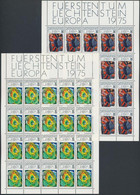 ** 1975 Europa CEPT, Festmények Kisív Sor Mi 623-624 - Andere & Zonder Classificatie