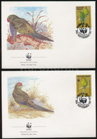 1987 WWF: Papagáj Sor 4 Db FDC-n Mi 421-424 - Andere & Zonder Classificatie