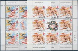 ** 2008 Nyári Olimpia Kisív Sor Mi 237-238 - Autres & Non Classés