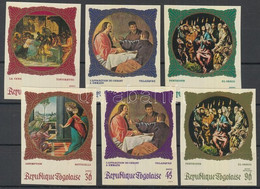 ** 1969 Vallásos Festmények Vágott Sor Mi 713-718 B - Andere & Zonder Classificatie