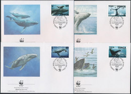 1996 WWF: Bálna Sor Mi 1400-1403 FDC-n - Otros & Sin Clasificación