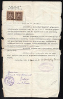 1930 Jászberény, "Megváltó" Gyógyszertár Tulajdonosa által Kiállított Munkáltatói Igazolás (bizonyítvány), Dusa Ernő Gyó - Ohne Zuordnung