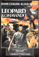 1987 Leopard Kommando Olasz-Svájci-NSZK Film, Nagyméretű Filmplakát, Moziplakát, Főszerepben: Lewis Colins, Klaus Kinski - Andere & Zonder Classificatie