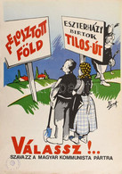 1945 MKP Plakát Későbbi Utánnyomás 30x40 Cm Pecséttel - Andere & Zonder Classificatie