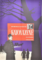 Cca 1961 Katonazene, Filmplakát, Bp., Plakát és Címke-ny., Hajtott, Apró Lyukakkal, 56,5x40 Cm - Andere & Zonder Classificatie
