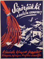 1945 Fasiszta Könyvek Jegyzéke Plakát Későbbi Utánnyomás 30x40 Cm - Andere & Zonder Classificatie
