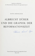 Hanna Dornik-Eger: Albrecht Dürer Und Die Graphik Der Reformationszeit. A Szerző, Hanna Dornik-Eger által ALÁÍRT Példány - Unclassified