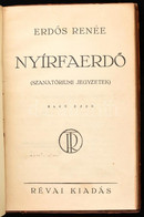 Erdős Renée: Nyírfaerdő. (Szanatóriumi Jegyzetek). Bp., [1927], Révai, 160+(2) P. Egyedi Egészbőr-kötésben, Viseltes, Ko - Unclassified