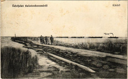 T3/T4 1915 Balatonkenese, Kikötő (ázott / Wet Damage) - Unclassified