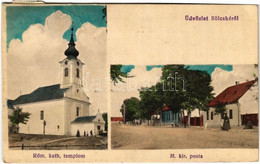 T2 1922 Bölcske, Római Katolikus Templom, M Kir. Posta - Zonder Classificatie