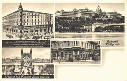 ** T2/T3 Budapest, Királyi Vár, Dörge Frigyes Bank Rt. Reklám, Erszébet Híd, Kossuth Lajos Utca - Non Classificati