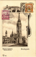 * T2/T3 1917 Budapest I. Mátyás Templom. Art Nouveau - Unclassified