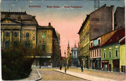 T2/T3 1916 Budapest I. Budai Fő Utca, üzletek, Vigadó (EK) - Unclassified