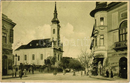 T2/T3 1928 Budapest I. Krisztina Tér, Római Katolikus Templom, Pesti Hazai Takarékpénztár Egyesület. Rökel Felvétele - Unclassified