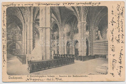 T2 1903 Budapest I. Mátyás Templom Belseje. Ganz Antal 180. - Ohne Zuordnung