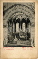 T4 1912 Budapest II. Máriaremete, Mária-Remete; Kegytemplom, Belső, A Templom Oltára (b) - Ohne Zuordnung