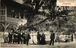 T2 1908 Budapest III. Római Fürdő Vendéglő (Rómaifürdő), Kert Cigány Muzsikosokkal, Cimbalmos - Ohne Zuordnung