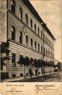 T3 1908 Budapest IV. Újpest, Polgári Leány Iskola. Schön Bernát Kiadása (Rb) - Ohne Zuordnung