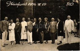 * T2/T3 1934 Hévíz, Vendégek A Fürdő Parkjában. Foto Ring Photo (fl) - Non Classificati