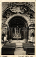 T3/T4 1936 Jászapáti, Római Katolikus Templom Belső (vágott / Cut) - Non Classificati