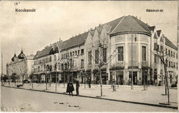 T2 1915 Kecskemét, Rákóczi út, Lőwy Soma és Dávid Bertalan üzlete. Fekete Gyula Kiadása - Sin Clasificación
