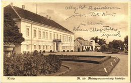T2/T3 1937 Kisbér, M. Kir. Ménesparancsnokság Kastélya (Batthyány-Wenckheim Kastély) (EK) - Non Classificati