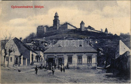 T2 1911 Pannonhalma, Győrszentmárton; Fő Tér, Gyógyszertár, Wágner Géza üzlete és Saját Kiadása - Sin Clasificación