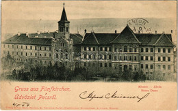 T2/T3 1899 (Vorläufer) Pécs, Zárda. Verlag Heinr. Rich. Fischer, K. Valentins Nachf. (EK) - Unclassified