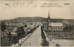 T2 1918 Pécs, Fő Utca, Templom. Alt és Böhm Kiadása - Sin Clasificación